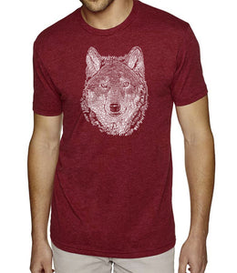 Wolf - Men's Premium Blend Word Art T-Shirt