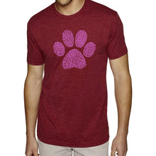 Load image into Gallery viewer, XOXO Dog Paw  - Men&#39;s Premium Blend Word Art T-Shirt