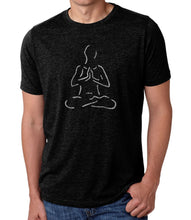 Load image into Gallery viewer, POPULAR YOGA POSES - Men&#39;s Premium Blend Word Art T-Shirt