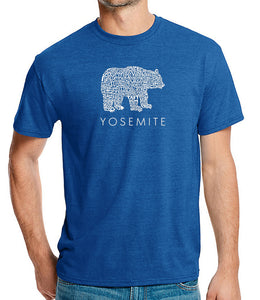 Yosemite Bear - Men's Premium Blend Word Art T-Shirt