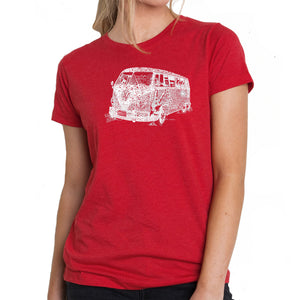 THE 70'S - Women's Premium Blend Word Art T-Shirt