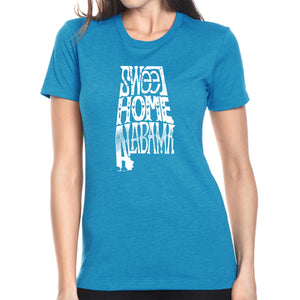 Sweet Home Alabama - Women's Premium Blend Word Art T-Shirt