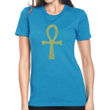 Load image into Gallery viewer, ANKH - Women&#39;s Premium Blend Word Art T-Shirt
