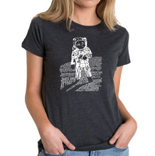 Load image into Gallery viewer, ASTRONAUT - Women&#39;s Premium Blend Word Art T-Shirt