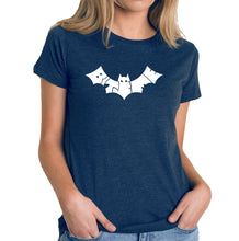 Load image into Gallery viewer, BAT BITE ME - Women&#39;s Premium Blend Word Art T-Shirt