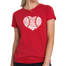 Load image into Gallery viewer, Baseball Mom - Women&#39;s Premium Blend Word Art T-Shirt