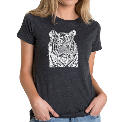 Big Cats - Women's Premium Blend Word Art T-Shirt