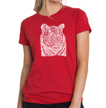 Load image into Gallery viewer, Big Cats - Women&#39;s Premium Blend Word Art T-Shirt