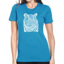 Load image into Gallery viewer, Big Cats - Women&#39;s Premium Blend Word Art T-Shirt