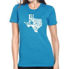 Load image into Gallery viewer, Everything is Bigger in Texas - Women&#39;s Premium Blend Word Art T-Shirt