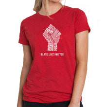 Load image into Gallery viewer, Black Lives Matter - Women&#39;s Premium Blend Word Art T-Shirt