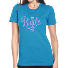 Load image into Gallery viewer, Women&#39;s Premium Blend Word Art T-shirt - Bride