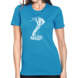 Types of Snakes - Women's Premium Blend Word Art T-Shirt