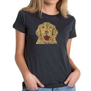 Dog - Women's Premium Blend Word Art T-Shirt