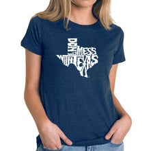 Load image into Gallery viewer, DONT MESS WITH TEXAS - Women&#39;s Premium Blend Word Art T-Shirt