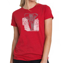 Load image into Gallery viewer, ELEPHANT - Women&#39;s Premium Blend Word Art T-Shirt