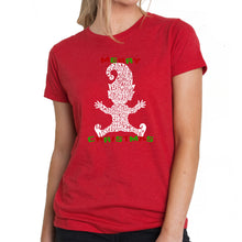 Load image into Gallery viewer, Christmas Elf - Women&#39;s Premium Blend Word Art T-Shirt