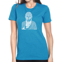 Load image into Gallery viewer, Buddha  - Women&#39;s Premium Blend Word Art T-Shirt