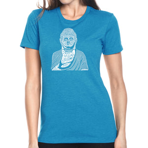 Buddha  - Women's Premium Blend Word Art T-Shirt