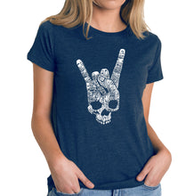 Load image into Gallery viewer, Heavy Metal Genres - Women&#39;s Premium Blend Word Art T-Shirt