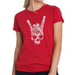 Heavy Metal Genres - Women's Premium Blend Word Art T-Shirt
