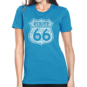 Life is a Highway - Women's Premium Blend Word Art T-Shirt