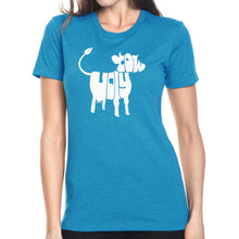 Load image into Gallery viewer, Holy Cow  - Women&#39;s Premium Blend Word Art T-Shirt