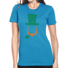 Load image into Gallery viewer, Leprechaun  - Women&#39;s Premium Blend Word Art T-Shirt