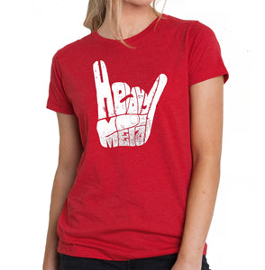 Heavy Metal - Women's Premium Blend Word Art T-Shirt