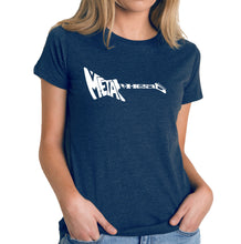 Load image into Gallery viewer, Metal Head - Women&#39;s Premium Blend Word Art T-Shirt