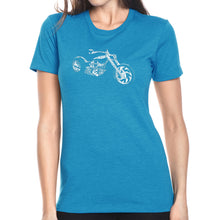 Load image into Gallery viewer, MOTORCYCLE - Women&#39;s Premium Blend Word Art T-Shirt