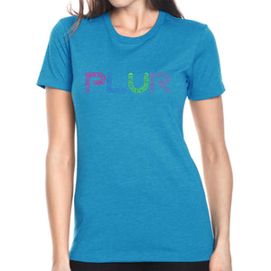 PLUR - Women's Premium Blend Word Art T-Shirt