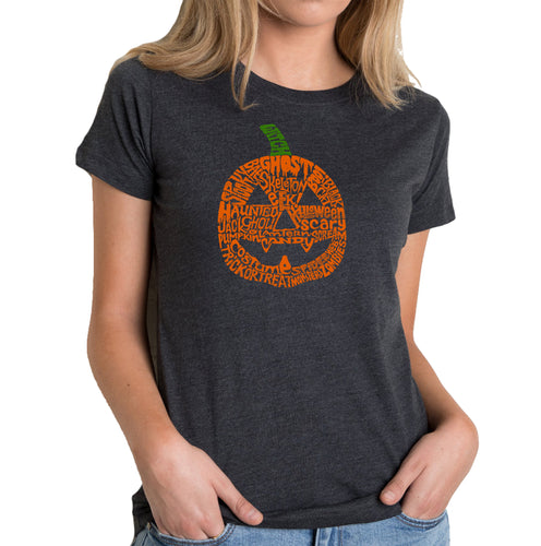 Pumpkin - Women's Premium Blend Word Art T-Shirt