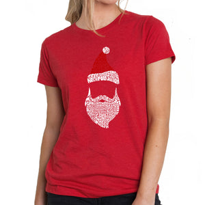 Santa Claus  - Women's Premium Blend Word Art T-Shirt