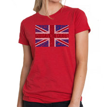 Load image into Gallery viewer, God Save The Queen - Women&#39;s Premium Blend Word Art T-Shirt