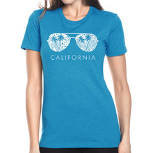Load image into Gallery viewer, California Shades - Women&#39;s Premium Blend Word Art T-Shirt