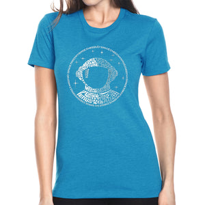 I Need My Space Astronaut - Women's Premium Blend Word Art T-Shirt