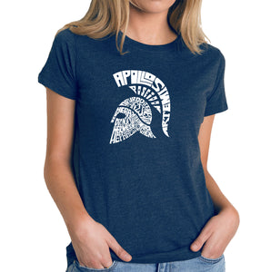SPARTAN - Women's Premium Blend Word Art T-Shirt