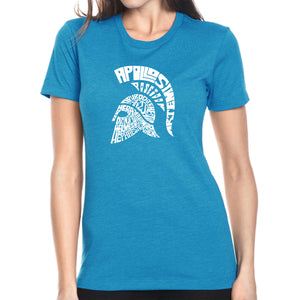 SPARTAN - Women's Premium Blend Word Art T-Shirt