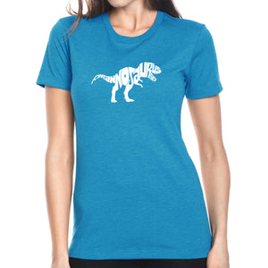 TYRANNOSAURUS REX - Women's Premium Blend Word Art T-Shirt