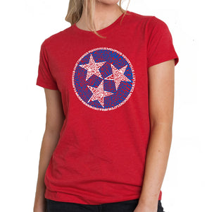 Tennessee Tristar - Women's Premium Blend Word Art T-Shirt
