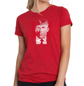 TRUMP Make America Great Again - Women's Premium Blend Word Art T-Shirt