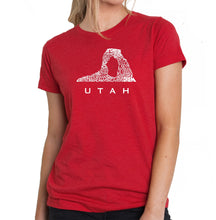 Load image into Gallery viewer, Utah - Women&#39;s Premium Blend Word Art T-Shirt
