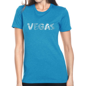 VEGAS - Women's Premium Blend Word Art T-Shirt