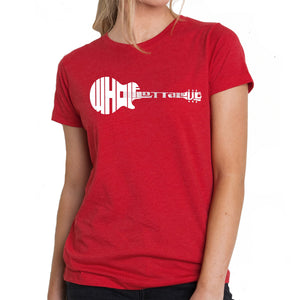 Whole Lotta Love - Women's Premium Blend Word Art T-Shirt