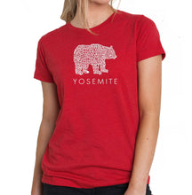 Load image into Gallery viewer, Yosemite Bear - Women&#39;s Premium Blend Word Art T-Shirt