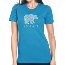 Load image into Gallery viewer, Yosemite Bear - Women&#39;s Premium Blend Word Art T-Shirt