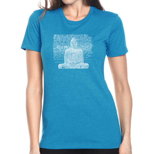 Zen Buddha - Women's Premium Blend Word Art T-Shirt