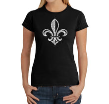 Load image into Gallery viewer, LYRICS TO WHEN THE SAINTS GO MARCHING IN - Women&#39;s Word Art T-Shirt