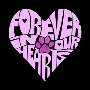 Forever In Our Hearts - Large Word Art Tote Bag